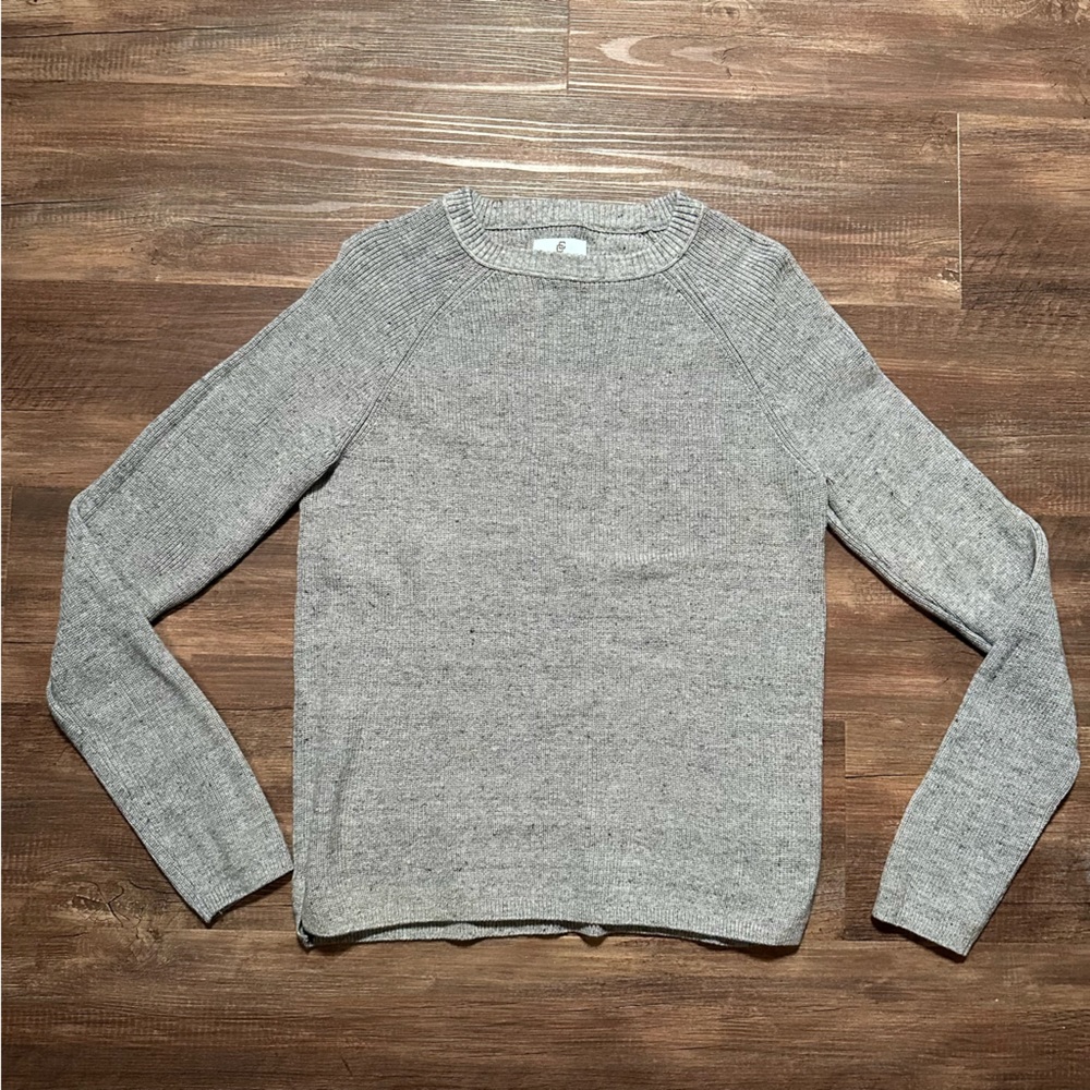 Class Club Gray Crewneck Big Boys Grey Sweater Cotton Like New Size 18/20